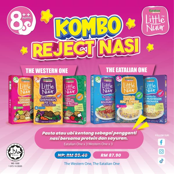 8m+ Kombo - Reject Nasi